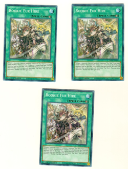 Set Of 3 Rookie Fur Hire Tin Of Ancient Battles 2021 1st Edition Yugioh - Image 1