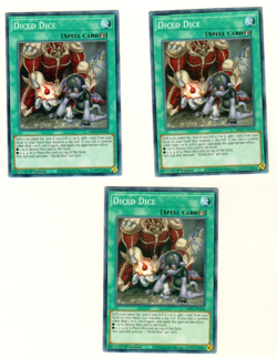 Set Of 3 Diced Die MP21-EN146 Tin Of Ancient Battles 2021 1st Edition Yugioh - Image 1
