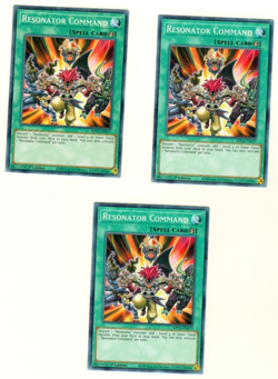 Set Of 3 Resonator Command Tin Of Ancient Battles 2021 1st Edition Yugioh - Image 1