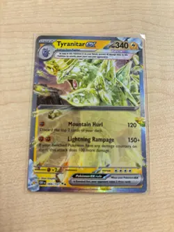 Pokemon Card Tyranitar EX 066/197 Ultra Rare Obsidian Flames NM - Image 1