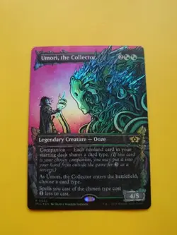 Umori, the Collector. MUL FOIL rare OOze.. R0062 Borderless MTG Card. - Image 1