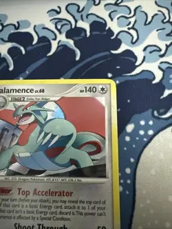 Pokemon TCG Salamence Holo Rare Card 8/99 Arceus 2009 Near Mint - Image 3