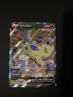 Tyranitar V Alt Art 155/163 Battle Styles Rare Pokemon Card - Image 1
