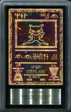 ARS 10 Ancient Mew 2000 Promo (English Print) Holo SWIRL Pokemon Card - Image 1
