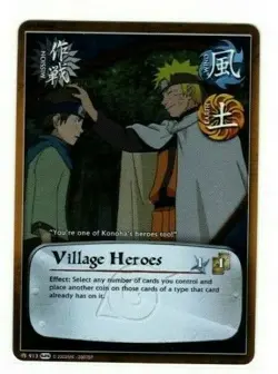 Naruto Village Heroes 913 (FOIL) near mint condition card - Image 1