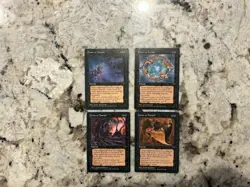 Mtg Hymn To Tourach x4 - Magic the Gathering Hymn To Tourach All Arts LP-Played - Image 1