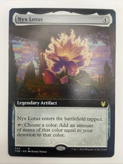 MTG Nyx Lotus 344 Theros Beyond Death THB Extended Art Regular Rare NM - Image 1