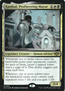 MTG Kambal, Profiteering Mayor Foil NM Outlaws of Thunder Junction Magic 211 - Image 1