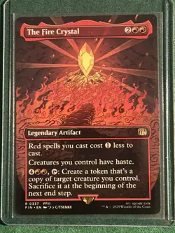 The Fire Crystal (Borderless) Final Fantasy Regular - Image 1