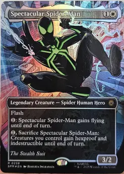 Spectacular Spider-Man (0238) (Borderless) (Textured Foil) Marvel's... - Image 2