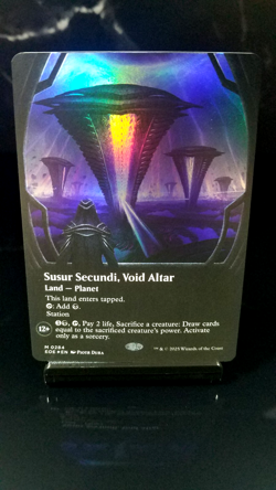 Susur Secundi, Void Altar (Borderless) Foil #0284 - Edge of Eternities (EOE) - Image 1