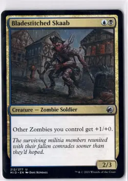 Bladestitched Skaab NM/M* Innistrad Midnight Hunt ENGLISH 212/277 -UnltdCards - Image 1