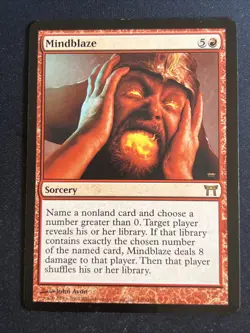 1x Mindblaze (180) Champions of Kamigawa LP MTG Magic the Gathering x1 MKE - Image 1