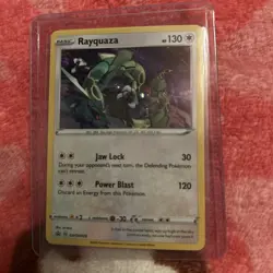 Pokemon Rayquaza SWSH029 Sword & Shield Cosmos Holo Black Star Promo - Image 1