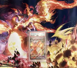 Pokemon TCG Charizard VMAX Darkness Ablaze Holo Ultra Rare Card PSA 10, 020/189 - Image 1