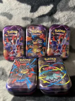 Pokemon Mega Evolutions Mega Heroes Mini Tins | Set Of 5 | Sealed - Image 2