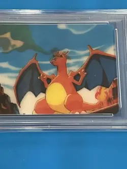 2000 Pokemon Pioneer LENTICULAR PROMO Into The Arena Charizard vintage PSA 9 - Image 2