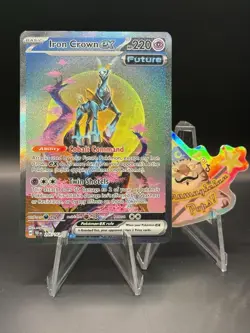 Iron Crown Ex 206/162 Pokemon Temporal Forces Special Illustration Rare - Image 1