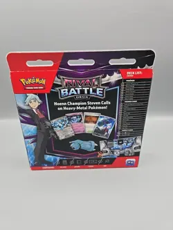 2025 POKEMON TCG RIVAL BATTLE DECK STEVEN BELDUM - NEW SEALED - Image 2