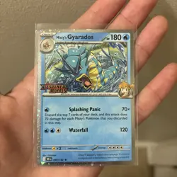 Misty’s Gyarados 049/182 Pre Release Destined Rivals Stamped Holo NM Pokemon TCG - Image 2