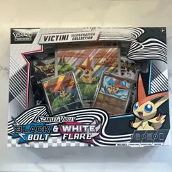 Pokemon TCG Black Bolt & White Flare Victini Illustration Collection | in hand ✅ - Image 1