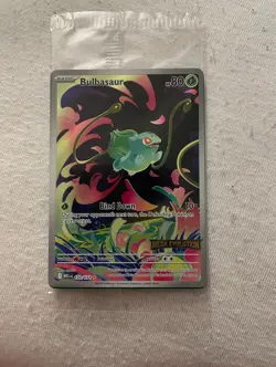 Pokemon TCG Illustration Rare Bulbasaur Mega Evolution Promo 133/132 NM Sealed - Image 1