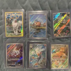 Pokemon TCG Art Rare Lot of 6 Near Mint - Image 1