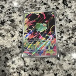 Bulbasaur Mega Evolution 133/132 Black Star Promo Stamped Pokemon TCG c - Image 1