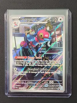 Porygon-Z 214/182 SV04: Paradox Rift Holo Illustration Rare Pokemon TCG NM - Image 3