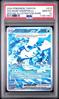 Wellspring Mask Ogerpon Ex #213 PSA 10 - 2024 Pokemon SV Twilight Masquerade - Image 1