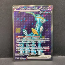 Iron Crown ex 191/162 Temporal Forces Ultra Rare Full Art Pokemon - Image 1