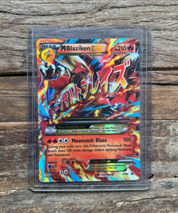 Pokemon TCG M Blaziken EX Black Star Promo XY86 Ultra Holo Rare - Image 1