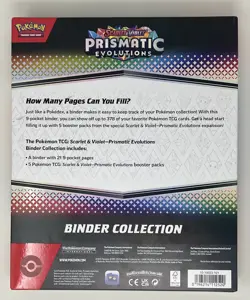 Pokemon TCG: Scarlet & Violet - Prismatic Evolutions - Binder Collection Sealed - Image 2