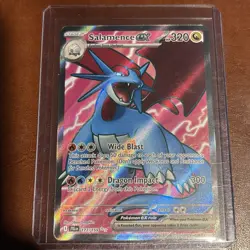 Pokemon TCG - SV09: Journey Together - Salamence ex - 177/159 - NM/PACK FRESH - Image 1