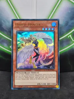 Yugioh Harpie Dancer DUPO-EN044 Ultra Rare 1st Edition NM - Image 1