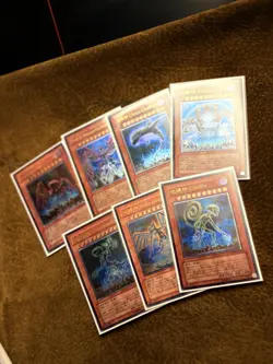 Yugioh Earthbound Immortal Ultimate Rare Japanese Full Set All 7 LP/NM - Image 2