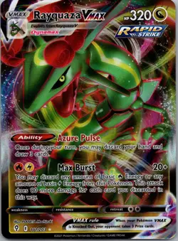 Rayquaza VMax 111/203 Ultra Rare-Evolving Skies Pokemon Card MINT-NM - Image 1