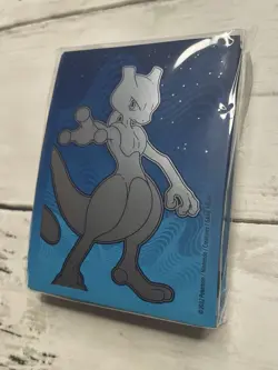 Pokemon GO 65ct Deck Card Sleeves ETB Mewtwo 2022 - Image 1