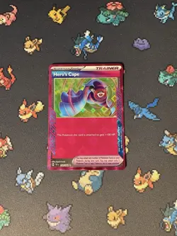 Pokemon Cards Hero’s Cape 152/162 Ace Spec Trainer Temporal Forces - (NM) - Image 1