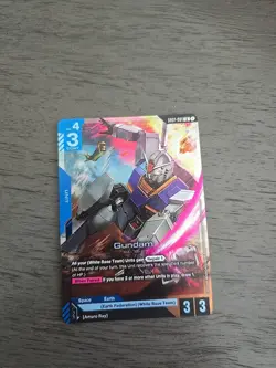 Gundam Card Game GD01-001 LR Gundam RX-78-2 Newtype Rising English - Image 1