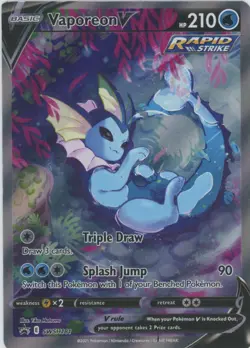 Vaporeon V SWSH181 SWSH: Sword & Shield Promo Cards Holo LP - NM Pokemon - Image 1