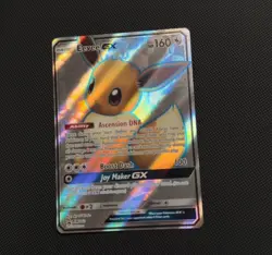 Eevee GX SM242 Sun & Moon Full Art Ultra Rare Holo Promo Pokemon Card - Image 2
