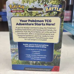 Pokemon 2 Player Trading Card Game My First Battle Box -30 Cards new/box damage 820650852534 - Image 4