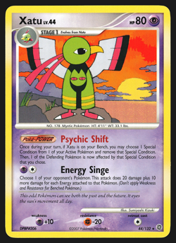 Xatu 44/132 Diamond & Pearl Secret Wonders Pokemon Card LP - Image 1