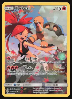 Torkoal - 237/236 - Trainer Gallery - Cosmic Eclipse - Pokemon Card - Image 1