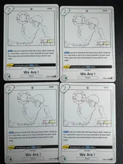 EB02-020 We Are! R Anime 25th Collection ONE PIECE Card Game English x4 PLAYSET - Image 1