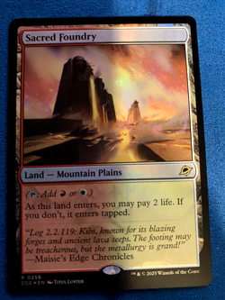 Sacred Foundry Edge of Eternities Foil - Light PLay - Image 1