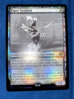 Esper Sentinel (Showcase) Modern Horizons 2 Foil - Light Play - Image 1