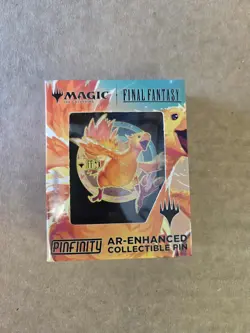MAGIC FINAL FANTASY CHOCOBO PINFINITY AR-ENHANCED COLLECTIBLE PIN NIB SEALED - Image 1