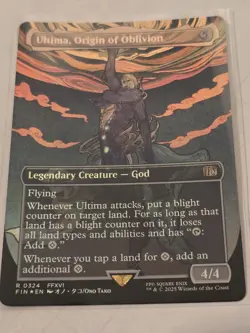 Ultima Origin of Oblivion (Extended Art) Final Fantasy Foil NM English MTG - Image 1